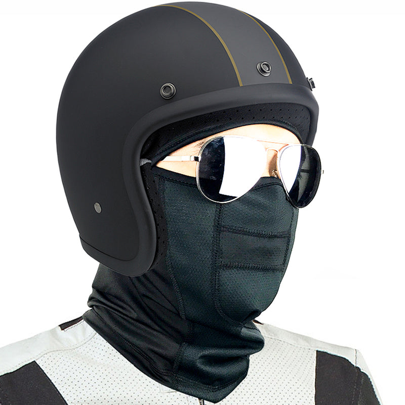 Winter Balaclava Under Helmet Ski Full Face Mask Neck Motorcycle Bike Warmer Windproof Black