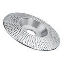 Drillpro 4 Inch Extreme Shaping Disc Tungsten Carbide Wood Sanding Carving Disc for Angle Grinder