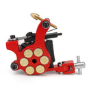 Bullet Black Tattoo Machine Custom Dual 10-Wrap Coils Liner & Shader