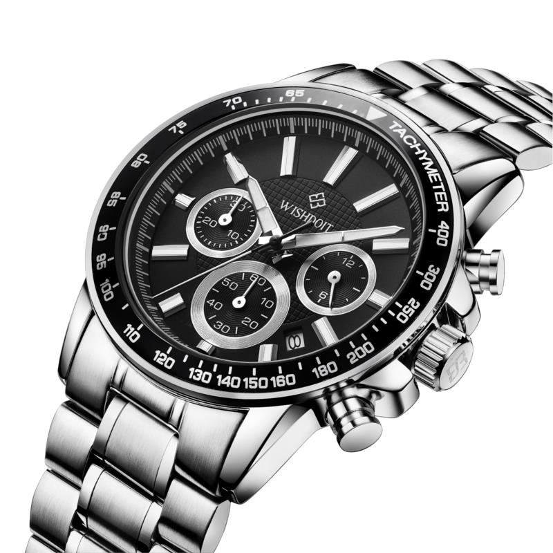 WISHDOIT WSD-002 Fashion Men Quartz Watch Luxury Luminous Business Wrist Watch
