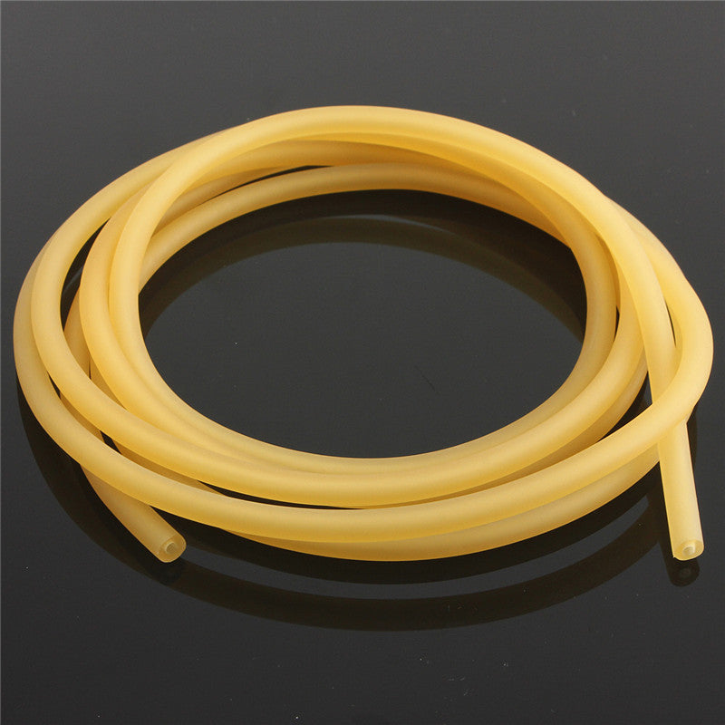 Yellow 2x5mm Natural Latex Rubber Surgical Band Tube Elastic Rubber Rope For Game 1/2/5/10M