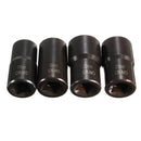5pcs Locking Wheel Nut Remover Nut Bolt Stud Extractor Impact Twist Socket Set