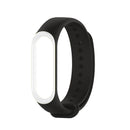 Double Color Watch Band Silicone Strap Replacement for Xiaomi Miband 3