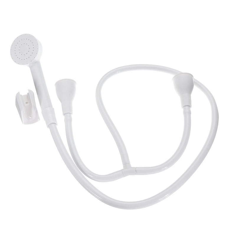 Double Tap Shower Spray Hose Bath Tub Sink Spray Attachment Head Pet Washing Easy Tap Shower Spray Kit