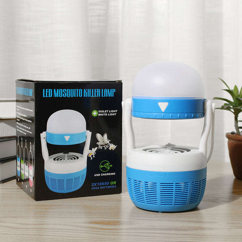 Solar UV Light 5W Mosquito Killer Dispeller Insect Lamp Fly Bug Zapper Trap Pest Catcher