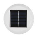 Solar Powered LED Round Gutter Sink light Waterproof Durable Outdoor Fence Lamp