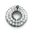 36pcs 850nm LEDs CCTV F5 Infrared Illuminator IR 90 Degrees Bulb Board for Bullet CCTV Camera