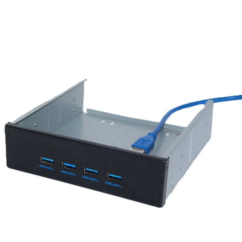 SSU FU3401 PCI-E to USB 3.0 with Front 4 Ports Optical Drive Expansion Card for Desktop Computer
