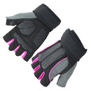 KALOAD 1 Pair Anti-slip Half Fingers Gloves Outdoor Fitness Sports Exercise Training Gym Gloves