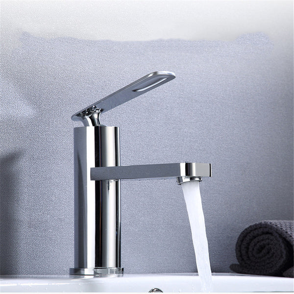 BOiROO Home Kitchen Bathroom Basin Sink Water Faucet Single Handle Hot Cold Water Mix Faucets Wash Tap