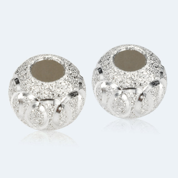 5pcs 925 Sterling Silver DIY Jewelry Accessories Loose Beads Design