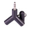 Bakeey Y type 3.5mm Jack 3 Pole Double Female To Stereo Male Adapter With Dust Cap Keychain