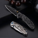 LAOTIE 0611 130mm Stainless Steel Mini Folding Knife Outdoor Survival Tools Kit Hiking Climbing Multifunctional Knife
