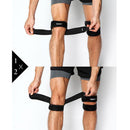 Mens Adjustable Elastic Knee Support Brace Kneepad Patella Safety Guard Strap