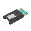 IPRee Aluminum Alloy Card Holder Credit Card Case ID Card Box Metal Wallet Clip Business Travel