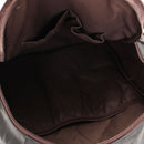 Men Vintage PU Leather Zipper Laptop Travel School Outdoor Backpack Bag Rucksack