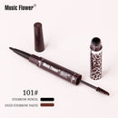 Music Flower Waterproof Anti-sweat Eyebrow Pen Dyed Eyebrow Paste Makeup
