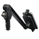 CORHART Universal Daul USB Port Car Charger Clip Phone Holder Mount for iPhone Samsung Xiaomi