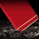 Bakeey Ultra-thin 3 in 1 Plating Frame Splicing PC Hard Protective Case For OnePlus 6