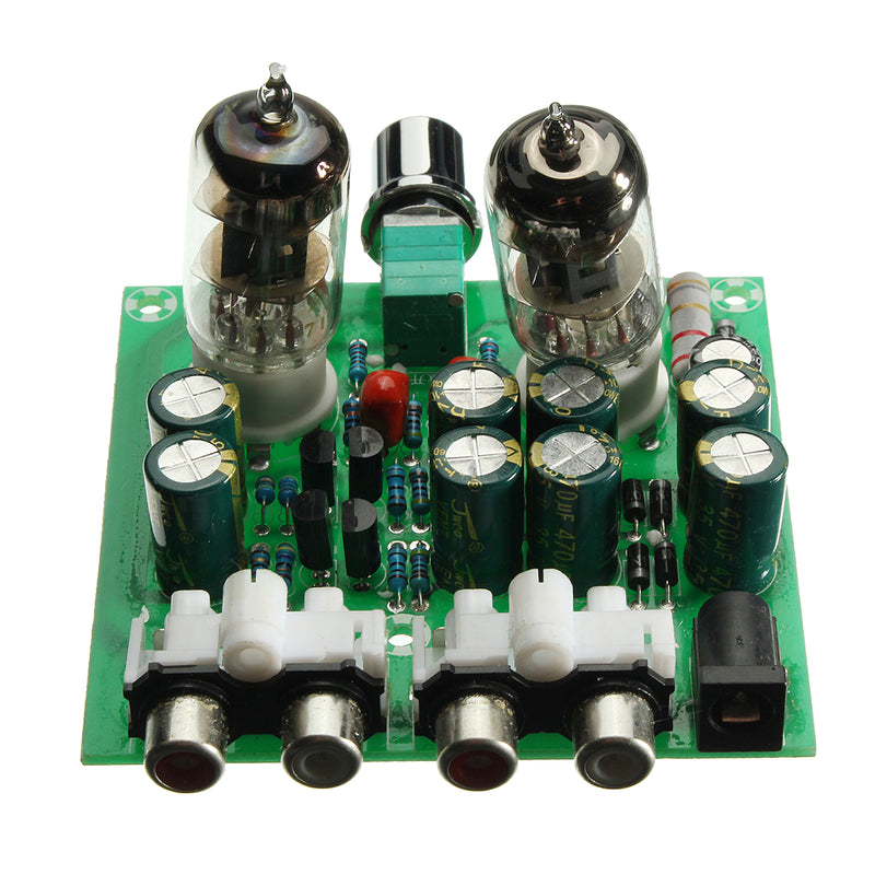 AC 12V 6J1 Valve Pre-amp Tube PreAmplifier Board Headphone Amplifier Buffer With Acrylic Case