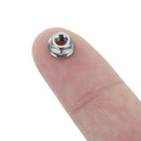 Suleve M3SN5 50Pcs M3 304 Stainless Steel Hex Serrated Flange Lock Nuts