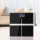 AUGIENB Electronic Weight Scale Square Black Electronic Scale Body Household Weight Scale Convenient Health Scale
