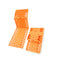 Rubber Car Snow Tires Grip Tracks Foldable Skid Plate Chain Universal Orange
