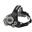 XANES 2408 1600LM Bicycle Headlamp 4 Switch Modes T6+4XPE White Light  Mechanical Zoom Lightlamp