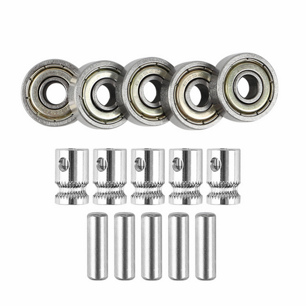 MK2.5/MK3 Multi Materials 2.0 MMU2 Ball Bearing Set Extruder Gears + 625ZZ Bearings + Shafts Kit For Prusa i3 3D Printer