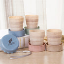 Wheat Telescopic Cup Portable Folding Cup Outdoor Camping Traveling Compression Cup