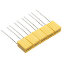 50pcs 1nF-0.47uF 10 Value Polypropylene Plastic Film Capacitor Kit 5pcs Each Value
