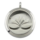 Stainless Steel Locket Necklace Perfume Aromatherapy Essential Oil Aroma Diffuser
