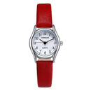 HOREDAR 3079 Retro Style Women Wrist Watch Small Dial Leather Strap Quartz Watches