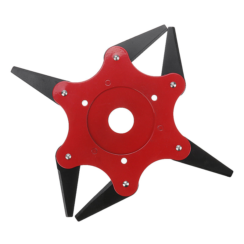 Upgrade Trimmer Head 65Mn 6 Teeth Blade Trimmer Head Brush Cutter Blade for Lawnmower