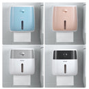 Toilet Paper Double Roll Holder Tissue Bathroom Wall Mounted Storage Hook Shelf Storage Baskets