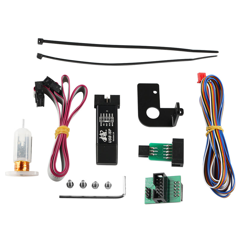 Black/White/Transparent 3DTouch Auto Bed Leveling Sensor + ISP Pinboard + Burner Kit with Cables For Creality CR-10 / Ender-3 3D Printer