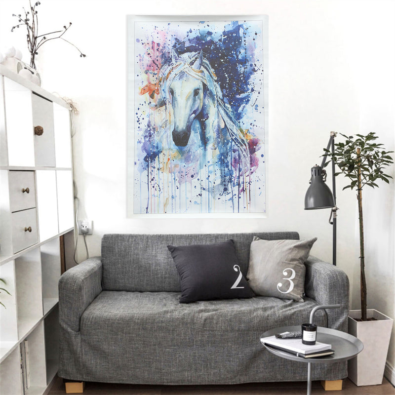 Watercolour Fairy Horse Picture Canvas Unframed Paintings Abstract Wall Art Decor