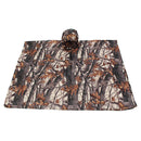 IPRee 220x145CM 3 In 1 Hiking Pocket Poncho Portable Rain Coat Waterproof Mat Sunshade