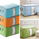 Foldable Clothes Storage Bag Pillow Blanket Quit Closet Organizer Pouch