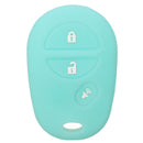 3 Buttons Silicone Key Cover Case For Toyota Sienna Tacoma Tundra Remote Key