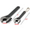 2Pcs 2.5inch & 4inch Mini Metal Adjustable Wrenches Spanner Hand Jaw Wrench 0-15mm 0-10mm