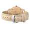 SKONE 3816 Fashion Men Wooden Watch Casual Leather Strap Sport Wrist Watch