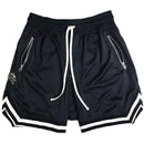 TP-40 Men Athletic Pockets Elastic Waist Polyester Ball Games Exercise Shorts Sport Shorts