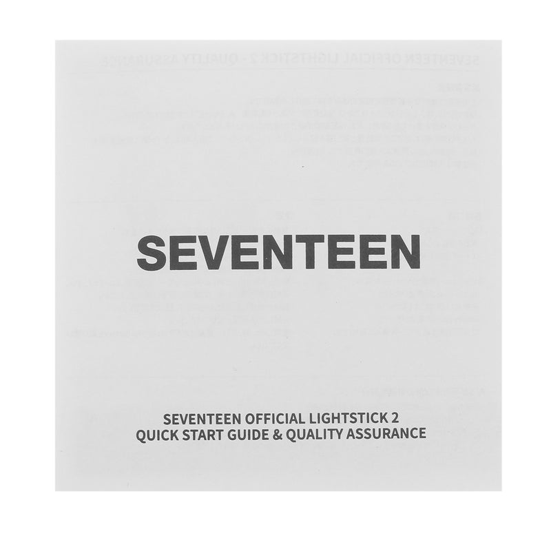 Ver.2 SEVENTEEN OFFICIAL Light Stick Concert LED Lamp Lightstick bluetooth 5.0 Decorations