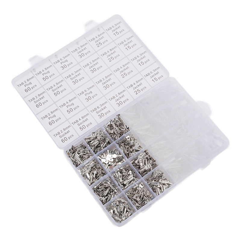 PARON JX-1601-08T AWG20-10 Crimper Plier Wire Engineering Ratchet Crimping Pliers Hand Tools with 840Pcs Terminals