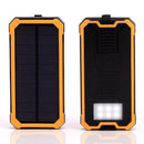 Bakeey 20000mAh DIY Large Capacity LED Light Solar Power Bank Case For iPhone X XS HUAWEI P30 Mate 30 5G Oneplus 7 Xiaomi Mi9 9Pro S10+ Note 10 5G