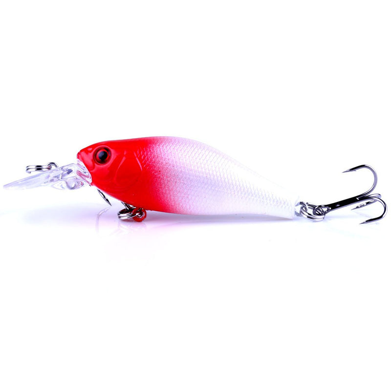 ZANLURE 10pcs/ Lot Rattles Wobbler Crankbaits Fishing Lures Hooks Bass Tackle 7cm/8g