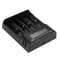 Alonefire D4  4slots 2A LCD Screen Display Smart Charger for 18650 26650 21700 Universal Battery USB Charging AA AAA Intelligent Fast Charger