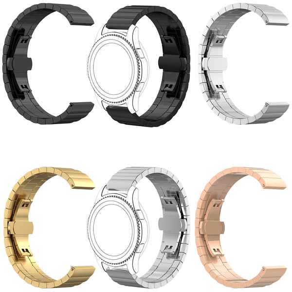 Bakeey 22mm Universal Stainless Steel Watch Band for Amazfit Pace/Stratos Smart Watch