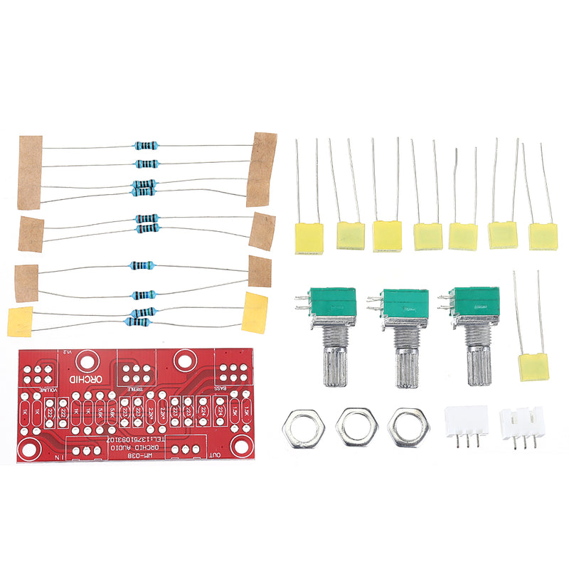 HIFI Amplifier Passive Tone Board Bass Treble Volume Control Preamp Board DIY Kit